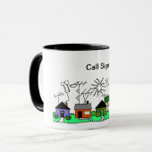 Schinken-Radio-Straßen-Tasse fertigen es Tasse (Vorderseite Links)