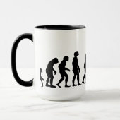Schinken-Radiobetreiber-Evolutions-Tasse Tasse (Links)