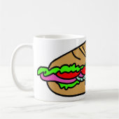 Schinken-Sandwich Kaffeetasse (Links)