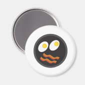 Schinken und Eier Magnet (Vorderseite/Rückseite)