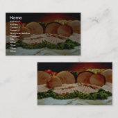 Schinken, vom Hinterteil eines Schweins oder des Visitenkarte (Vorne/Hinten)