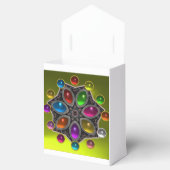 SCHINKSTAR MIT FARBEN GEMSTONES, Gelb Geschenkschachtel (Geöffnet)