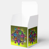 SCHINKSTAR MIT FARBEN GEMSTONES, Gelb Geschenkschachtel (Geöffnet)