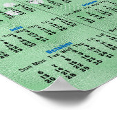 Schipperke 2024 Kalenderposter Poster (Ecke)