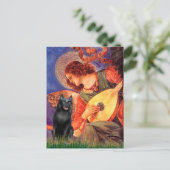 Schipperke 5 - Mandolinenengel Postkarte (Stehend Vorderseite)