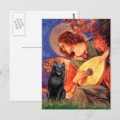 Schipperke 5 - Mandolinenengel Postkarte (Vorne/Hinten)