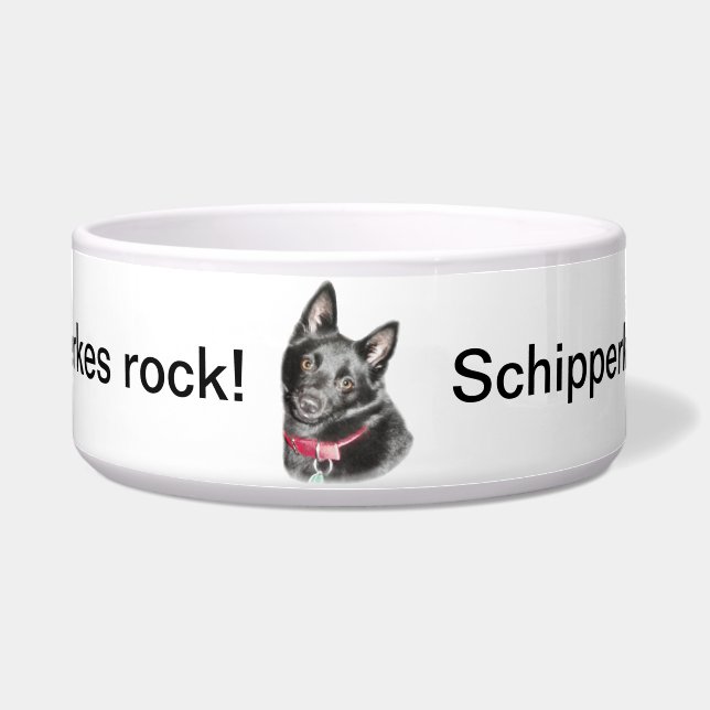 Schipperke-Bild Napf (Vorderseite)