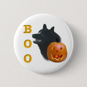Schipperke Boo Button