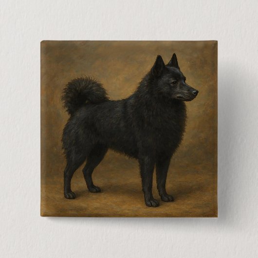 Schipperke Button (Vorderseite)