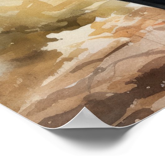 Schipperke Dog Art Print Poster (Ecke)