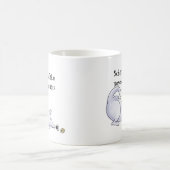 Schipperke Dog Cartoon Kaffeetasse (Mittel)