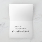 Schipperke Dog Cartoon Karte (Innenseite)