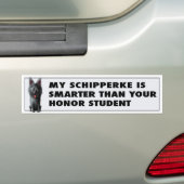 Schipperke-Ehre Autoaufkleber (Auf Auto)