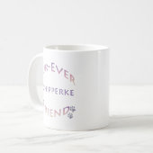 Schipperke Furever Friend Kaffeetasse (Vorderseite Links)