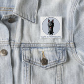 Schipperke Granddog Button (Beispiel)