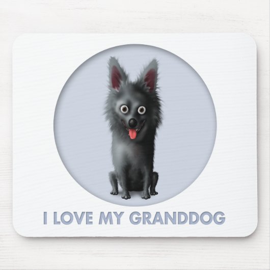 Schipperke Granddog Mousepad (Vorne)