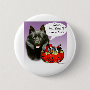 Schipperke Halloween Candy Button