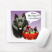 Schipperke Halloween Candy Mousepad (Mit Mouse)