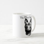 Schipperke Happy Face Kaffeetasse (VorderseiteRechts)