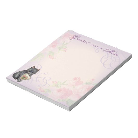 Schipperke-Herz-Mama Notizblock (Rotiert)