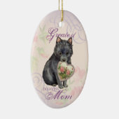 Schipperke Herzlich Mama Keramik Ornament (Rechts)