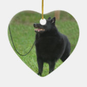 Schipperke-Hund Keramikornament (Hinten)