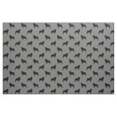 Schipperke-Hunderasse Silhouetten gemustert Stoff (Fat Quarter (45,7 x 55,9 cm))
