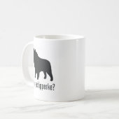 Schipperke Kaffeetasse (Vorderseite Links)