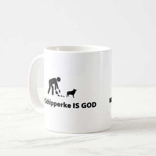 Schipperke Kaffeetasse (Vorderseite Links)