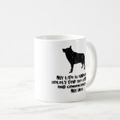 Schipperke Kaffeetasse (VorderseiteRechts)