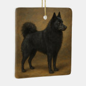 Schipperke Keramikornament (Rechts)