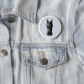 Schipperke-Knopf Button (Beispiel)