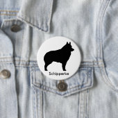 Schipperke-Knopf Button (Beispiel)