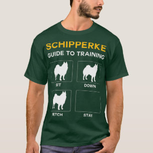 Schipperke-Leitfaden für das Training des Hundes- T-Shirt