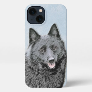 Schipperke Malerei - Niedliche Original Dog Art iPhone 13 Hülle