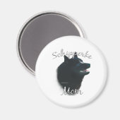 Schipperke Mama 2 Magnet (Vorderseite/Rückseite)