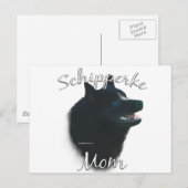 Schipperke Mama 2 Postkarte (Vorne/Hinten)