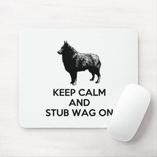Schipperke Mousepad (Mit Mouse)