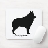 Schipperke Mousepad (Mit Mouse)