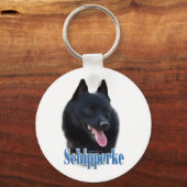 Schipperke Name Schlüsselanhänger (Vorderseite)