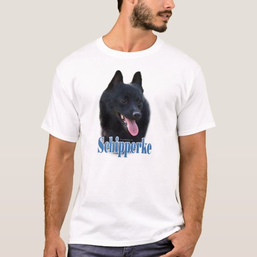 Schipperke Name T-Shirt (Vorderseite)