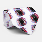 Schipperke Patriot Krawatte (Gerollt)