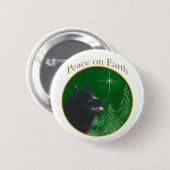 Schipperke Peace Button (Vorne & Hinten)