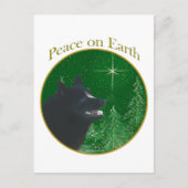 Schipperke Peace Postkarte (Vorderseite)