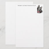Schipperke Picture Briefpapier (Vorne/Hinten)