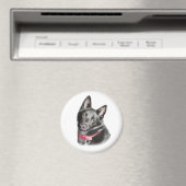 Schipperke Picture Magnet (In Situ (Geschirrspüler))