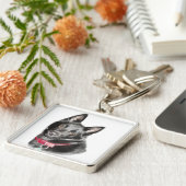 Schipperke Picture Schlüsselanhänger (Seite)