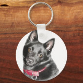 Schipperke Picture Schlüsselanhänger (Vorderseite)