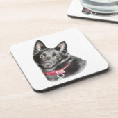 Schipperke Picture Untersetzer (Linke Seite)