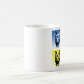 Schipperke Pop Art Art Kaffeetasse (Mittel)
